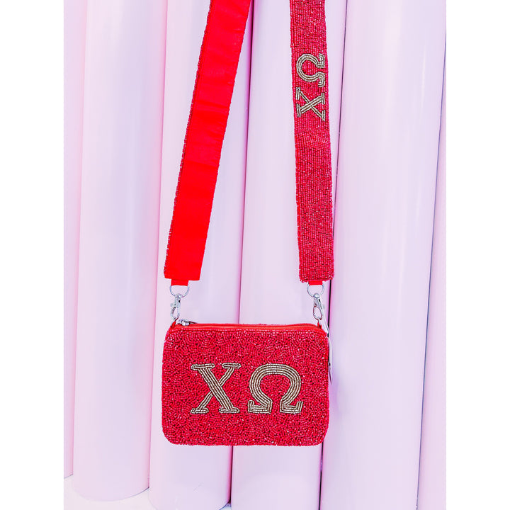 Greek Beaded Bag + Strap