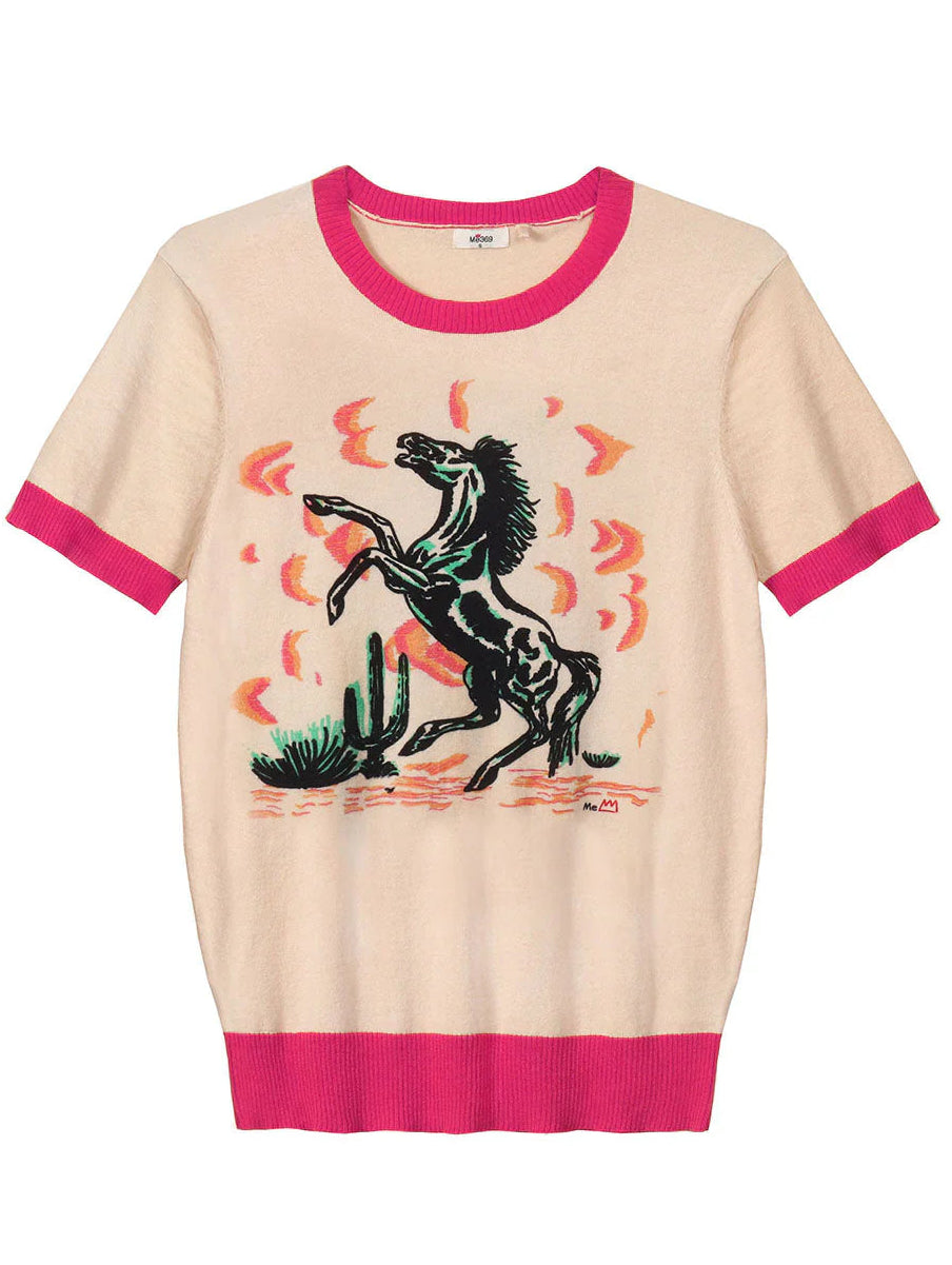 Horse Nora Knit Top