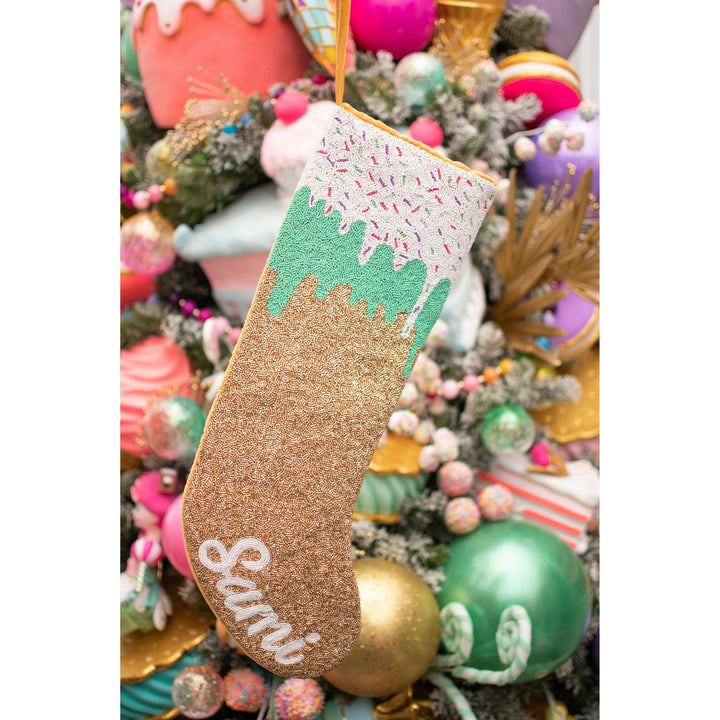 Candyland Ice Cream Drip Custom Text