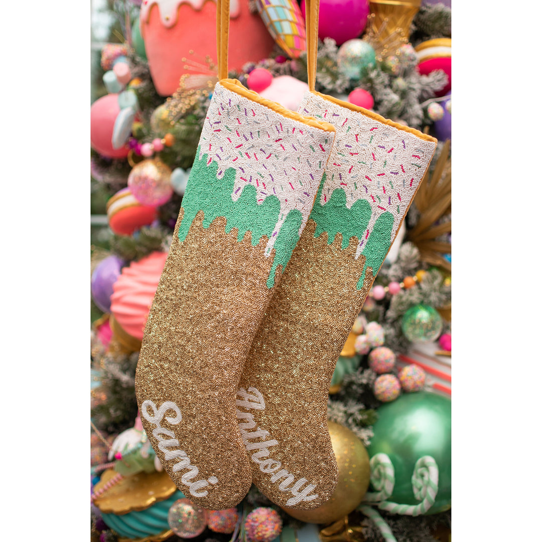 Candyland Ice Cream Drip Custom Text