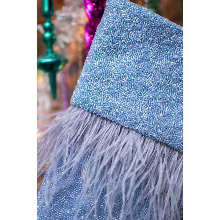 Feather Stocking in Periwinkle
