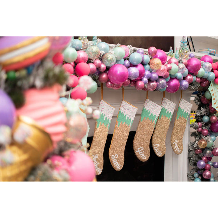 Candyland Ice Cream Drip Custom Text