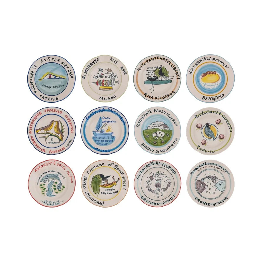 Vintage Style Restaurant Plates