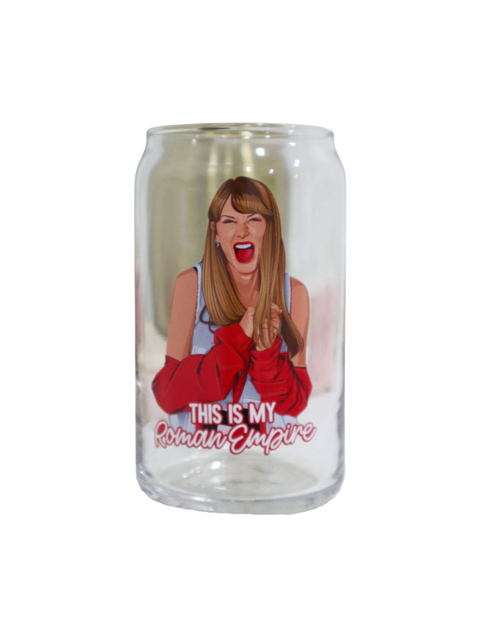 Taylor Swift Roman Empire Glass