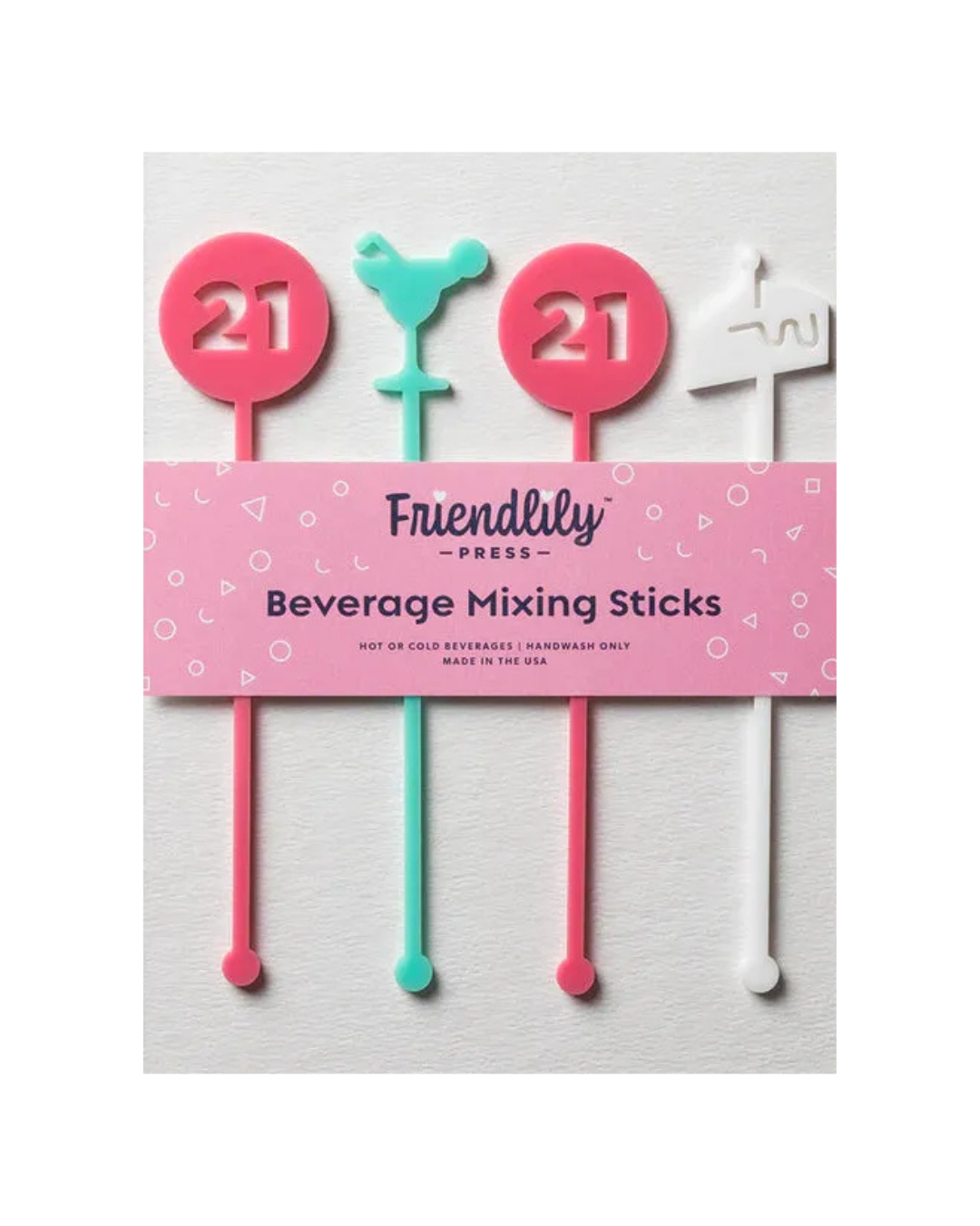 21st Birthday Drink Stirrers