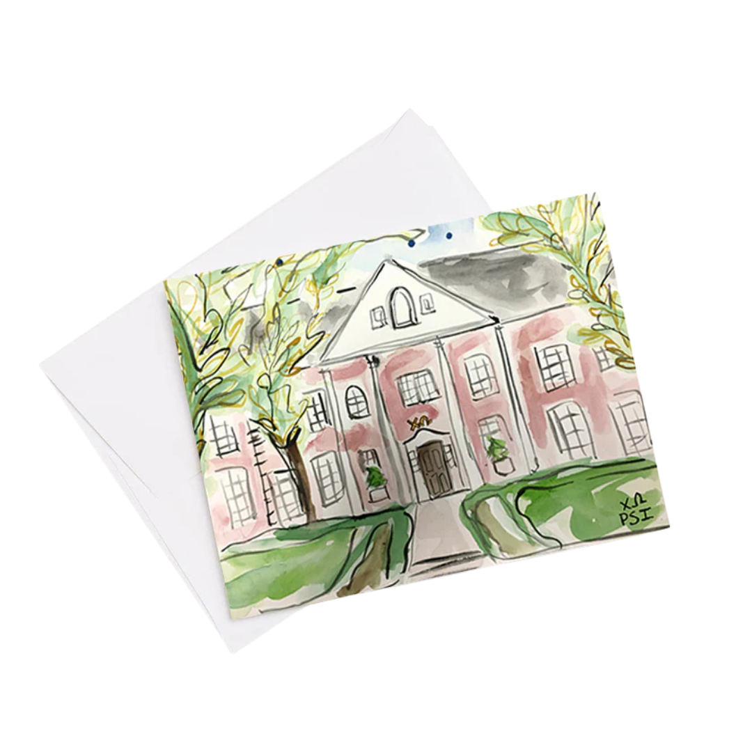 Arkansas Sorority House Notecards