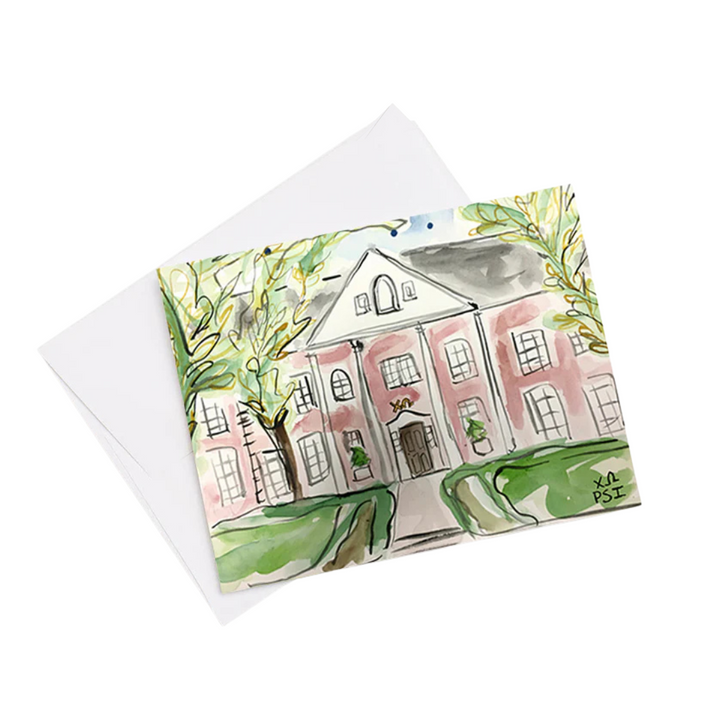 Arkansas Sorority House Notecards
