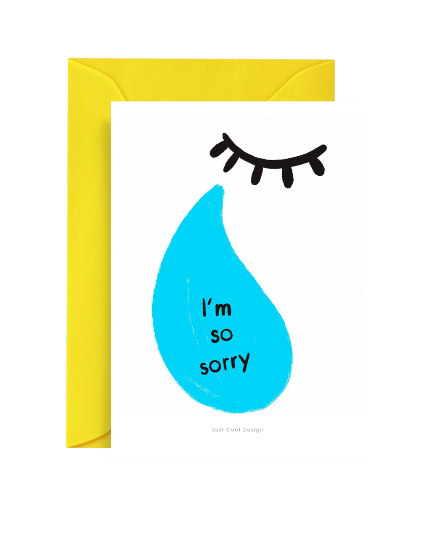 I'm So Sorry Card