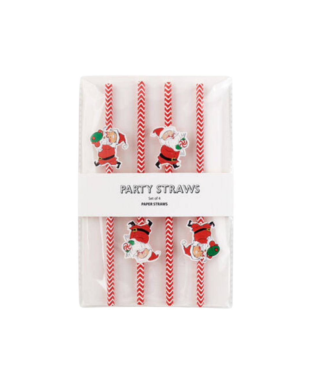 Cocktails with Santa Paper Straws