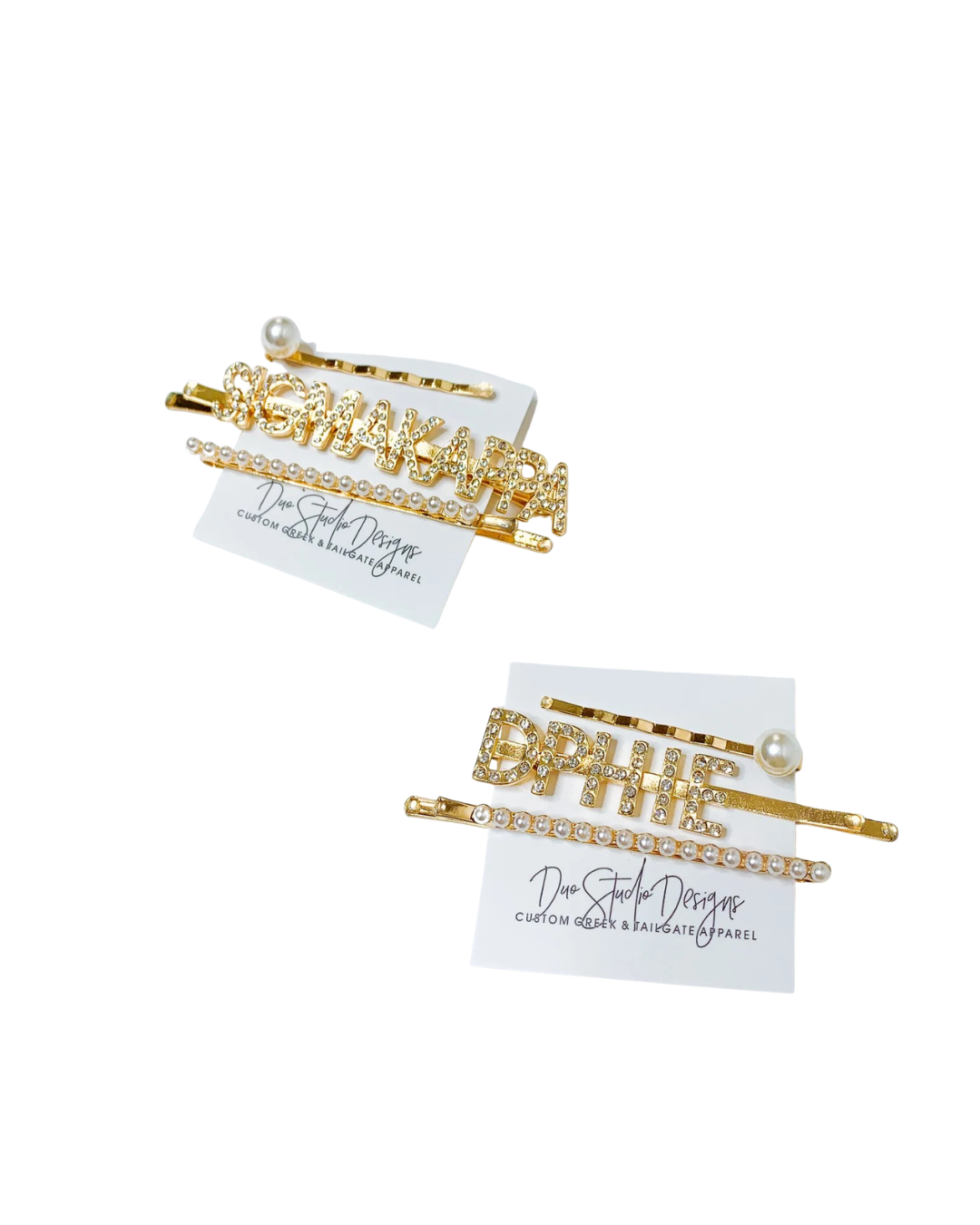 Pledged The Best Greek Hair Clips (Pearls)