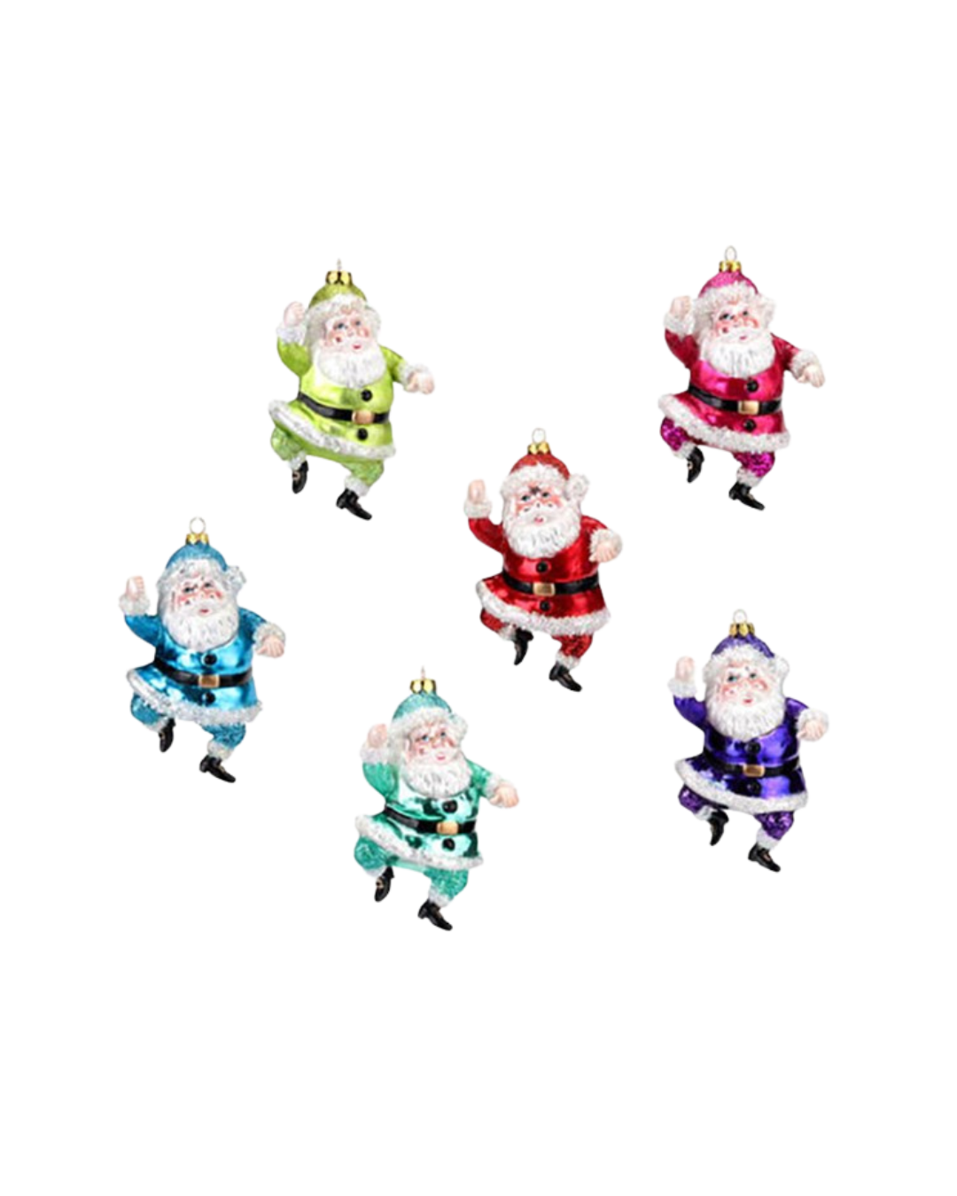 Bright Santa Ornament
