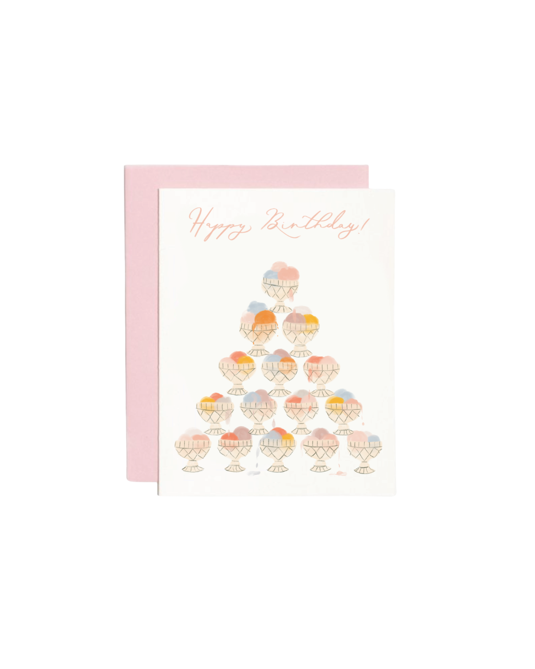Ice Cream Tower Card