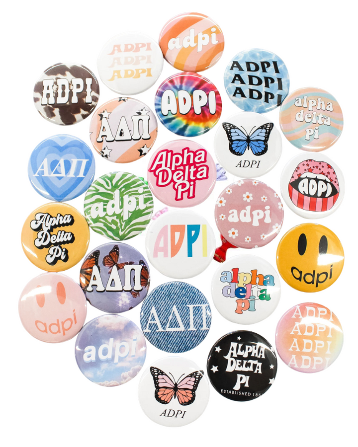Assorted Sorority Buttons