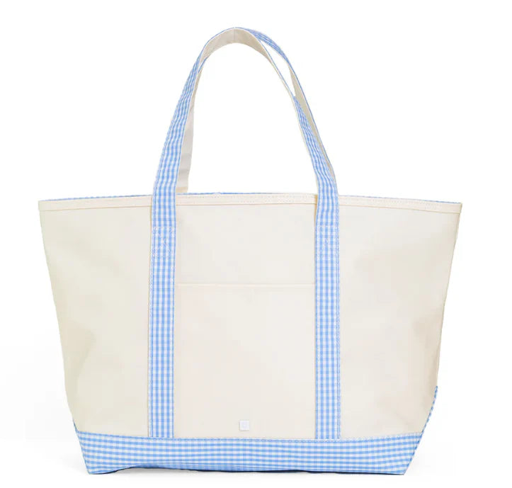 Maxi Tote- Sky Trim