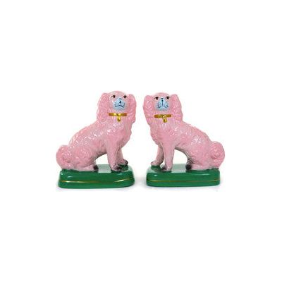 Staffordshire Dogs- Pale Pink 2 Asst