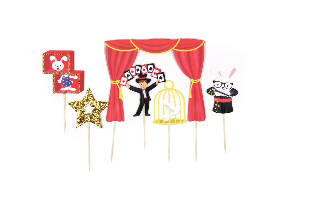 Magic Show Cake Topper