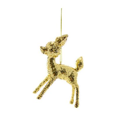 Kitsch Glitter Deer - Gold