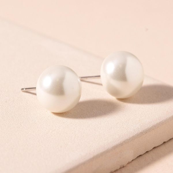 Pearl Stud Earrings