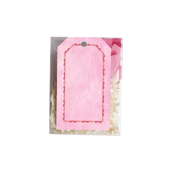 Pink and Red Gift Tag