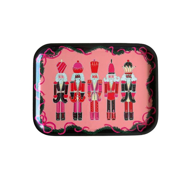 Pink Nutcracker Tray Platter