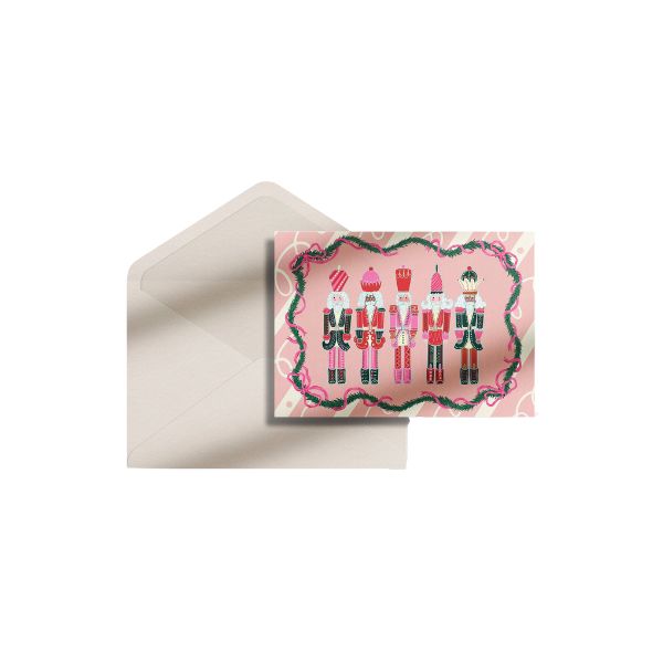 Pink Nutcracker Greeting Card