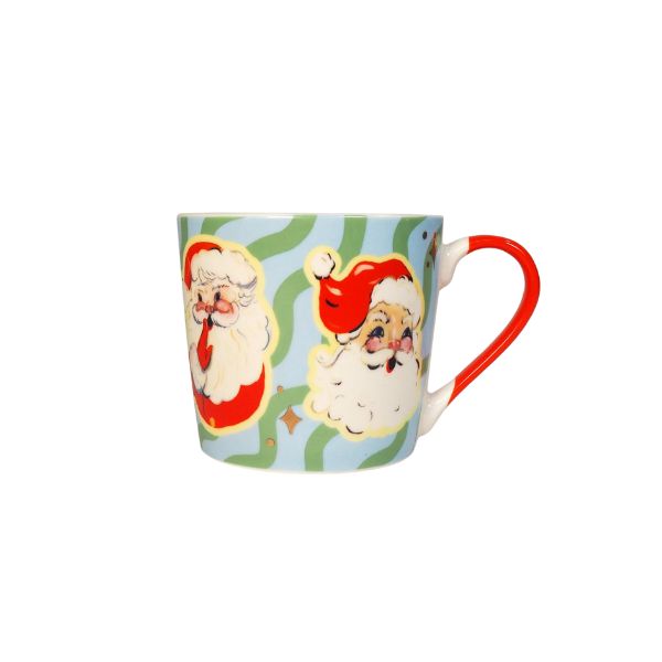 Retro Santa Christmas Mug