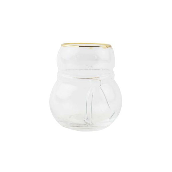 Snowman Drinking Glass