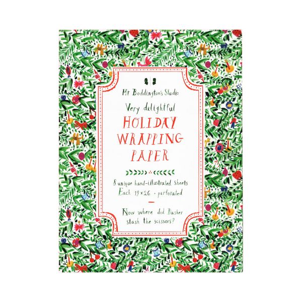 Very Delightful Holiday Wrapping Paper Book