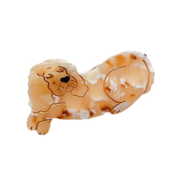 Golden Dog Clip