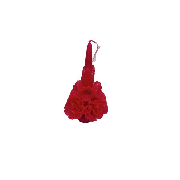 Fuschia Oaxaca Marigold Day of the Dead Candle