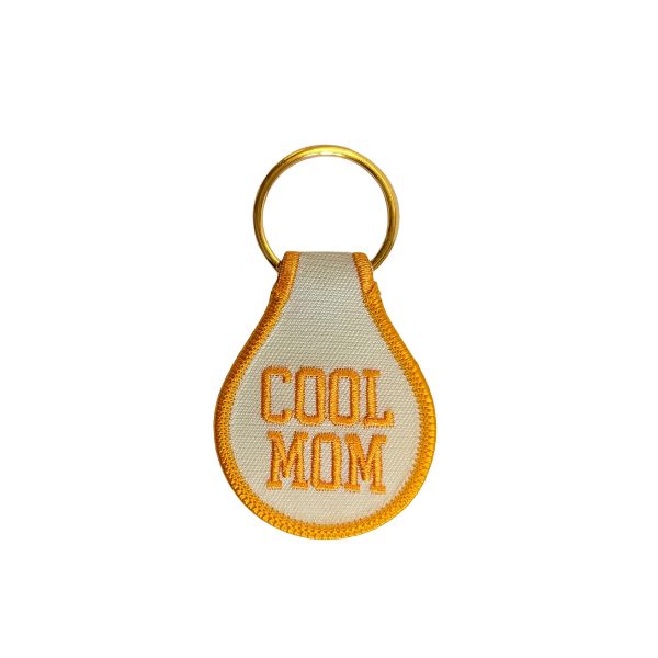 Cool Mom Embroidered Key Tag