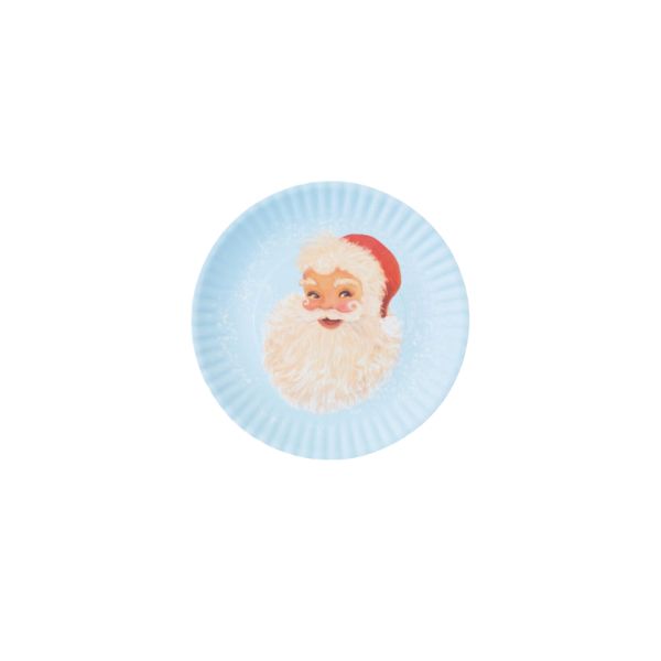 Happy Santa Melamine Plate
