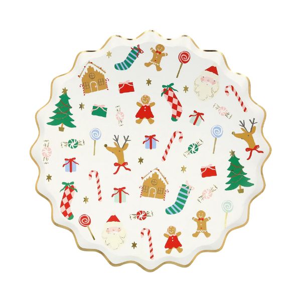 Jolly Christmas Dinner Plates
