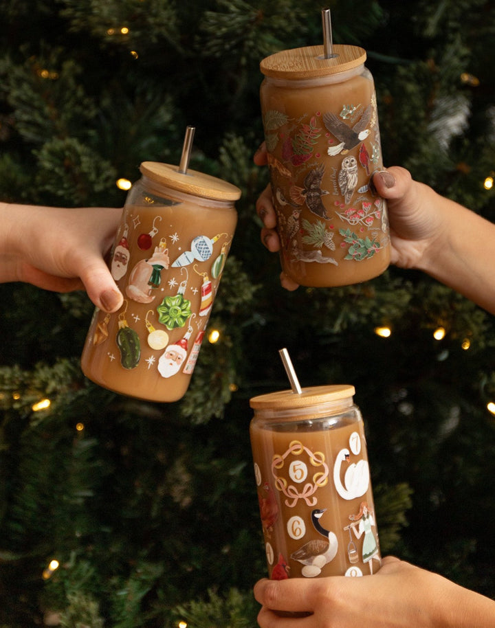 Presley Paige - Christmas Glass Can 