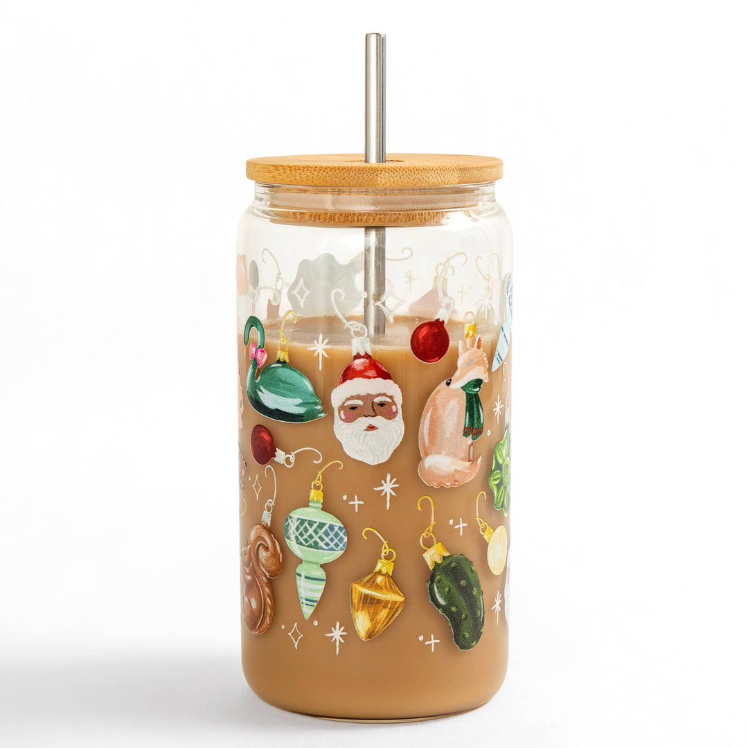 Presley Paige - Christmas Glass Can 