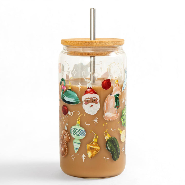 Presley Paige - Christmas Glass Can 