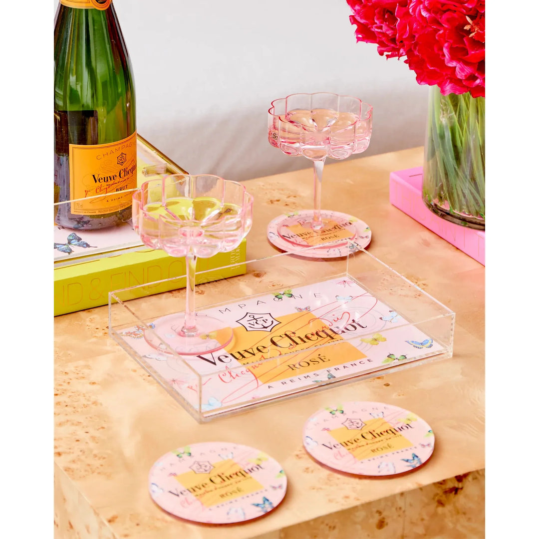 Rose Butterfly Coaster