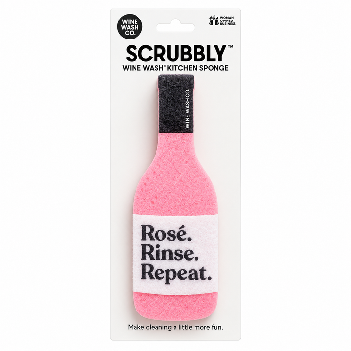 Scrubbly™ Kitchen Sponge: Rosé Rinse Repeat