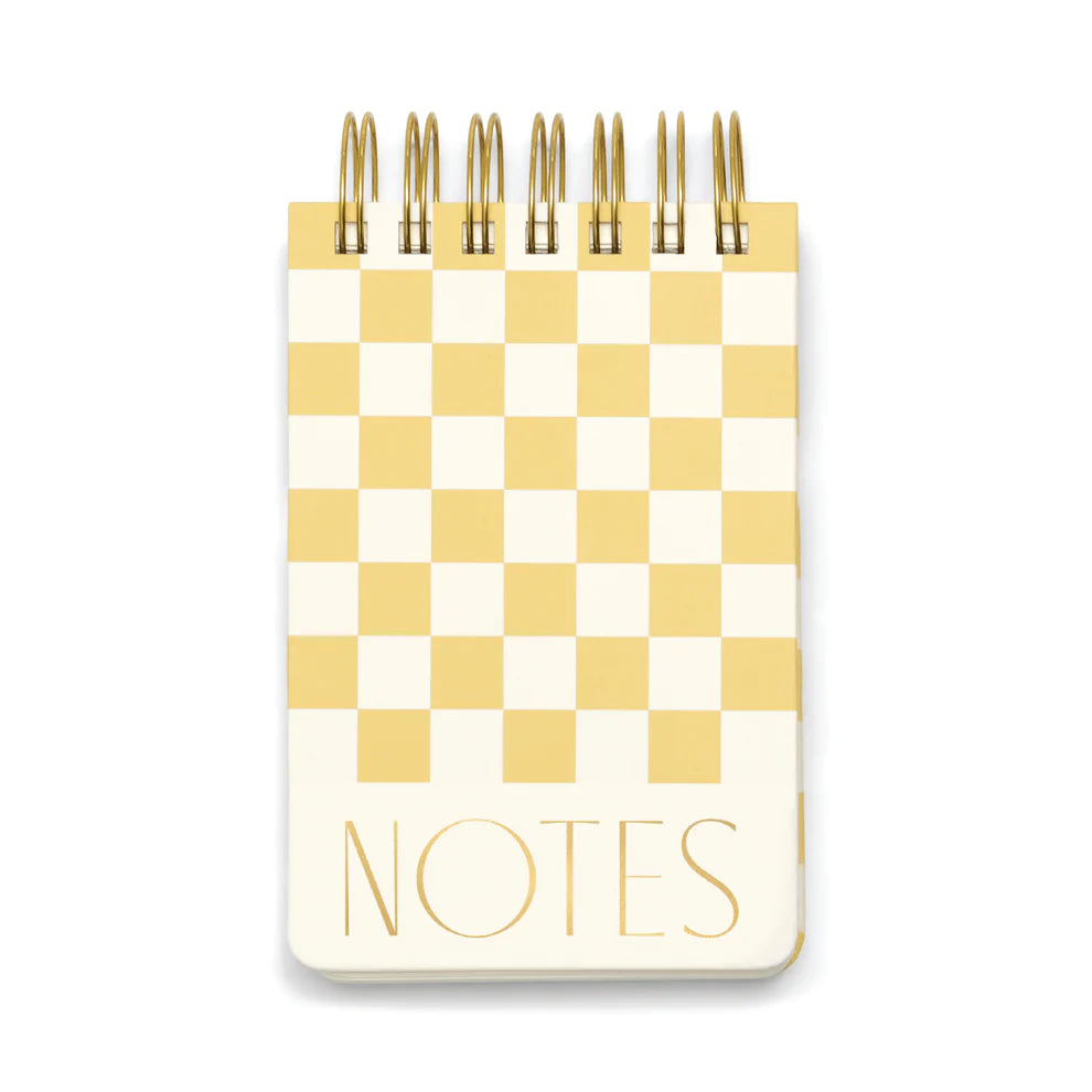 Checks Twin Wire Chunky Notepad