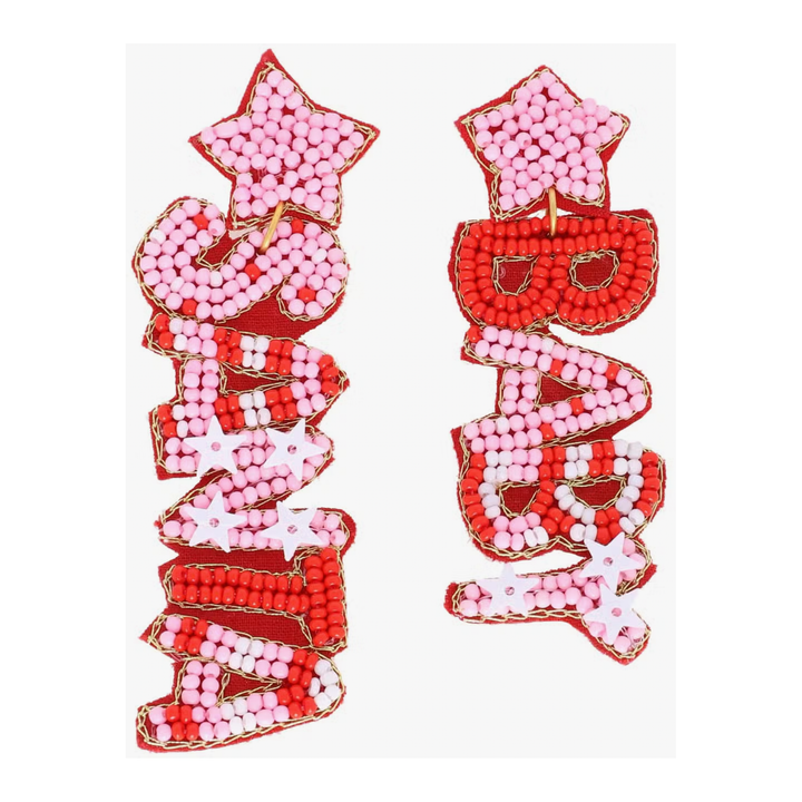 Santa Baby Long Drop Dangle Earrings