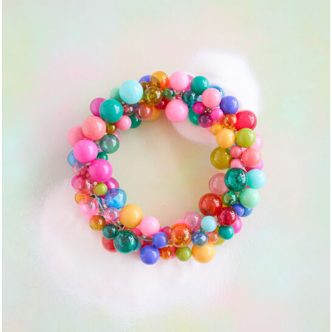 Sugar Plum Glass Wreath