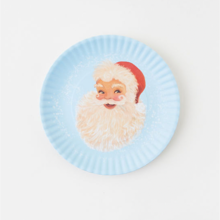 Happy Santa Melamine Plate