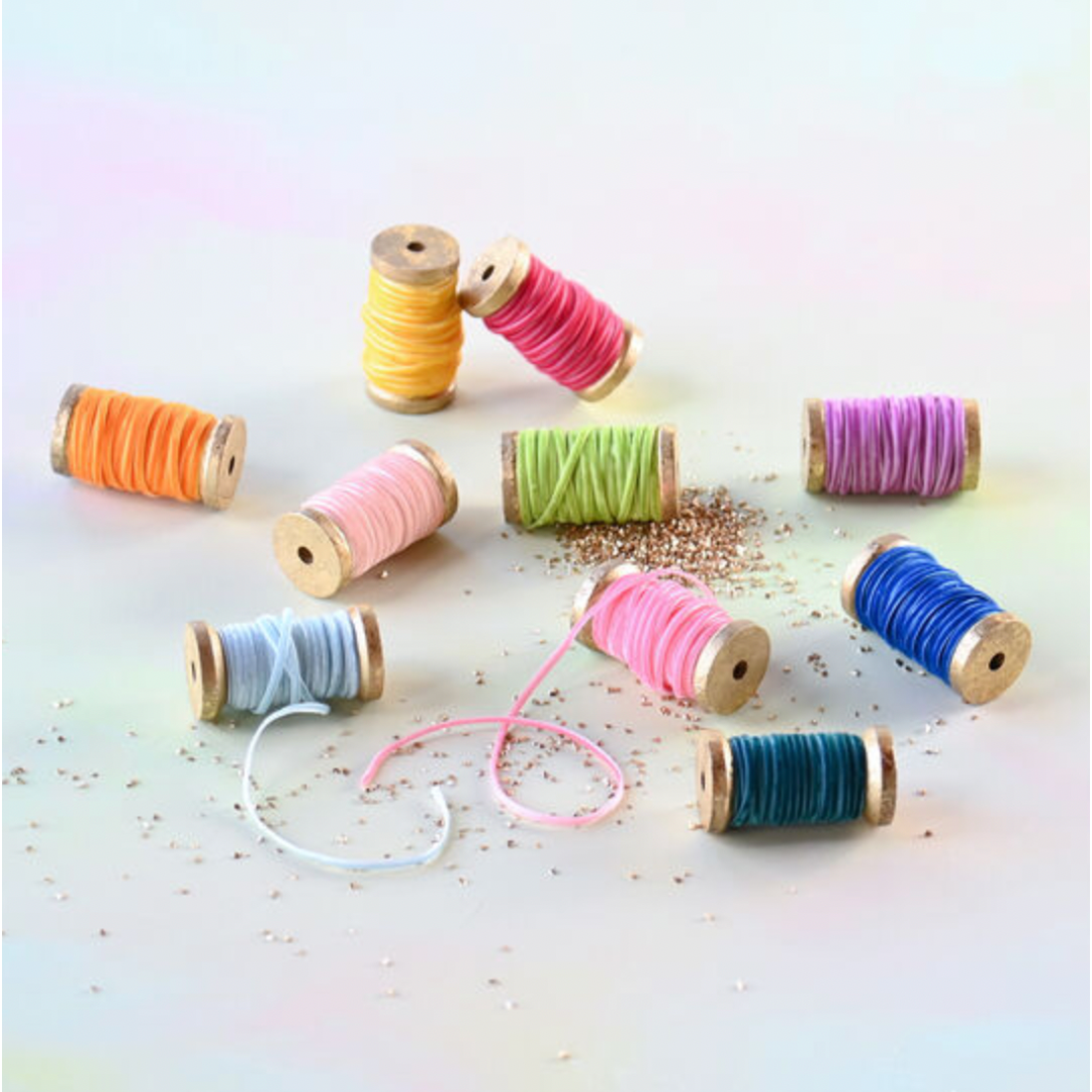 Velvet Ribbon w/Wood Spool