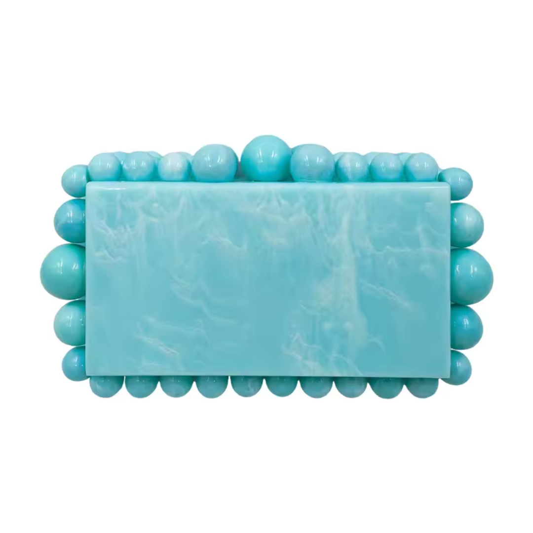 Marble Bubble Acrylic Clutch