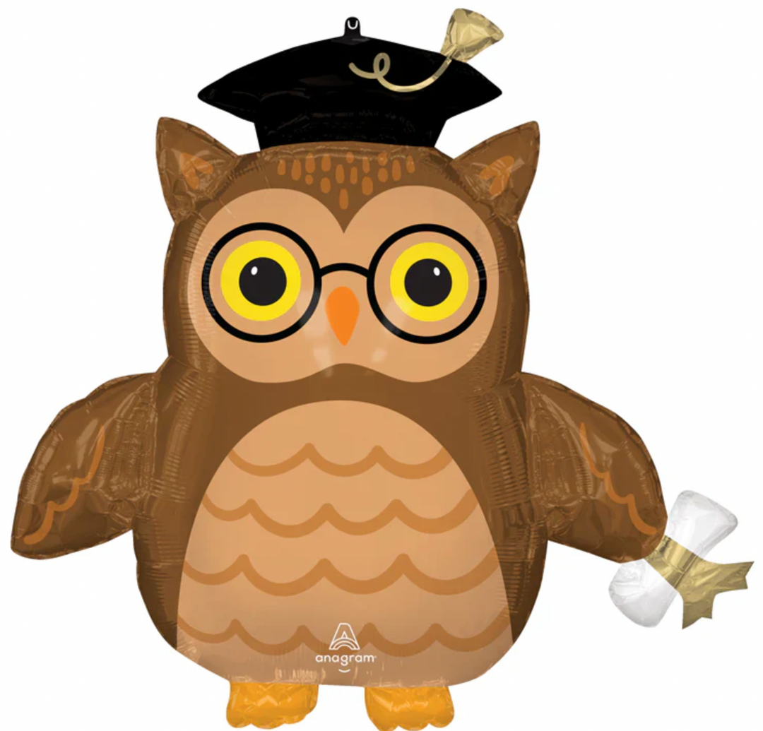 Grad Owl Balloon