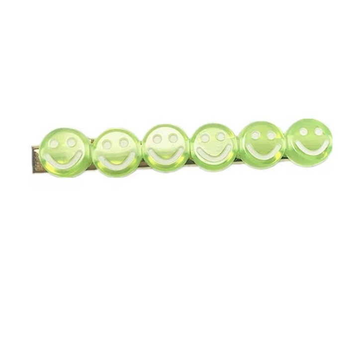 Colorful Smiley Hair Clip