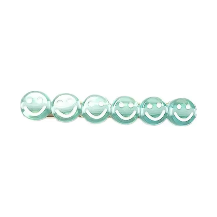 Colorful Smiley Hair Clip