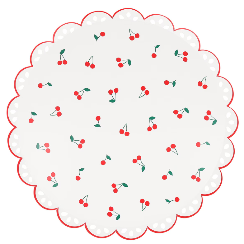 Cherry Pattern Dinner Plates