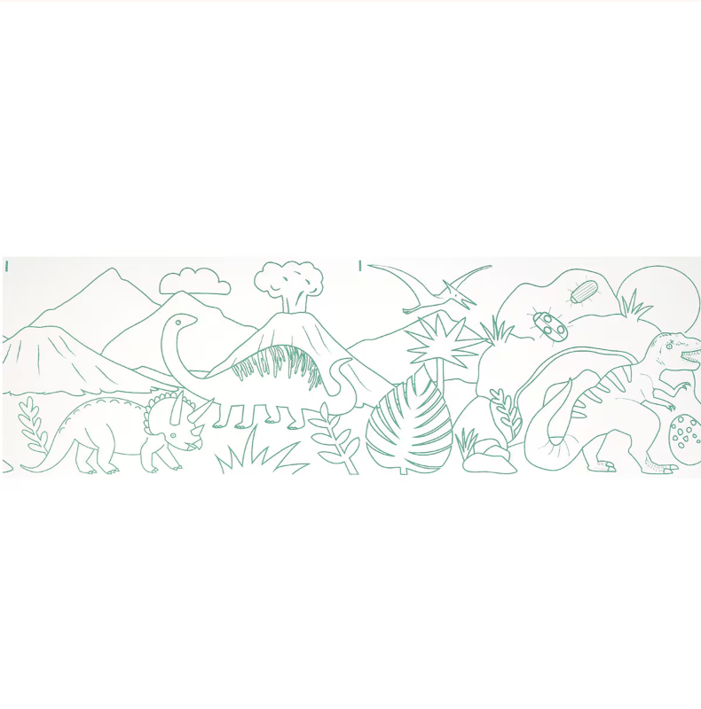 Dinosaur Colouring Roll