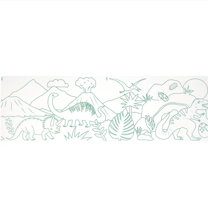 Dinosaur Colouring Roll